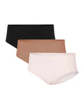 schwarz, braun, rose / L