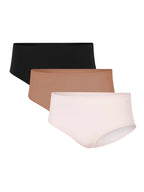 schwarz, braun, rose / L