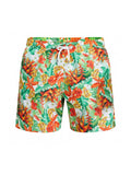 Orange Tropic Print / L