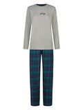 greymel-green-navycheck / L