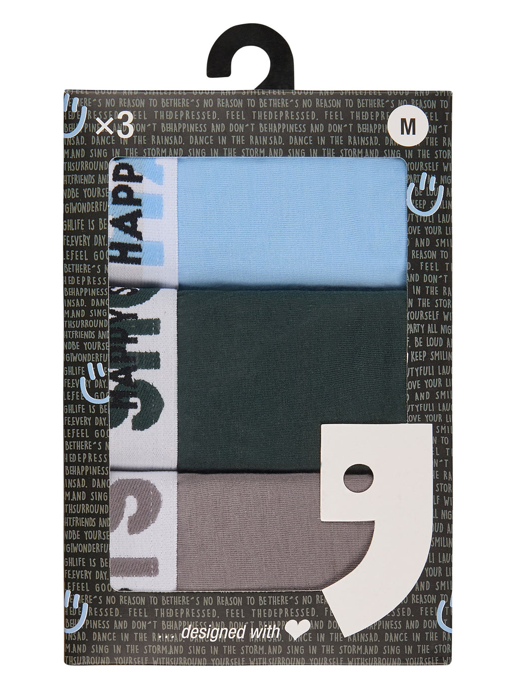grau, blau, dunkelgrün / L