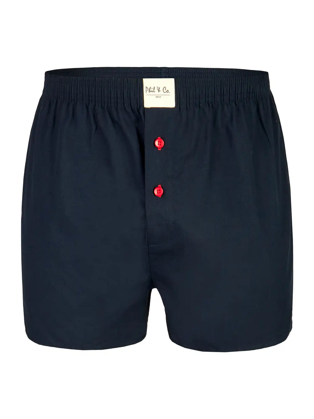 Phil & Co. Berlin Herren Boxershorts Uni 3er Pack
