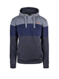 HIS herenhoodie met kleurblokken