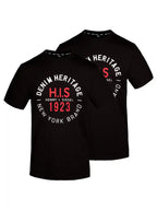 H.I.S Herren T-Shirt Denim Heritage Big Logo
