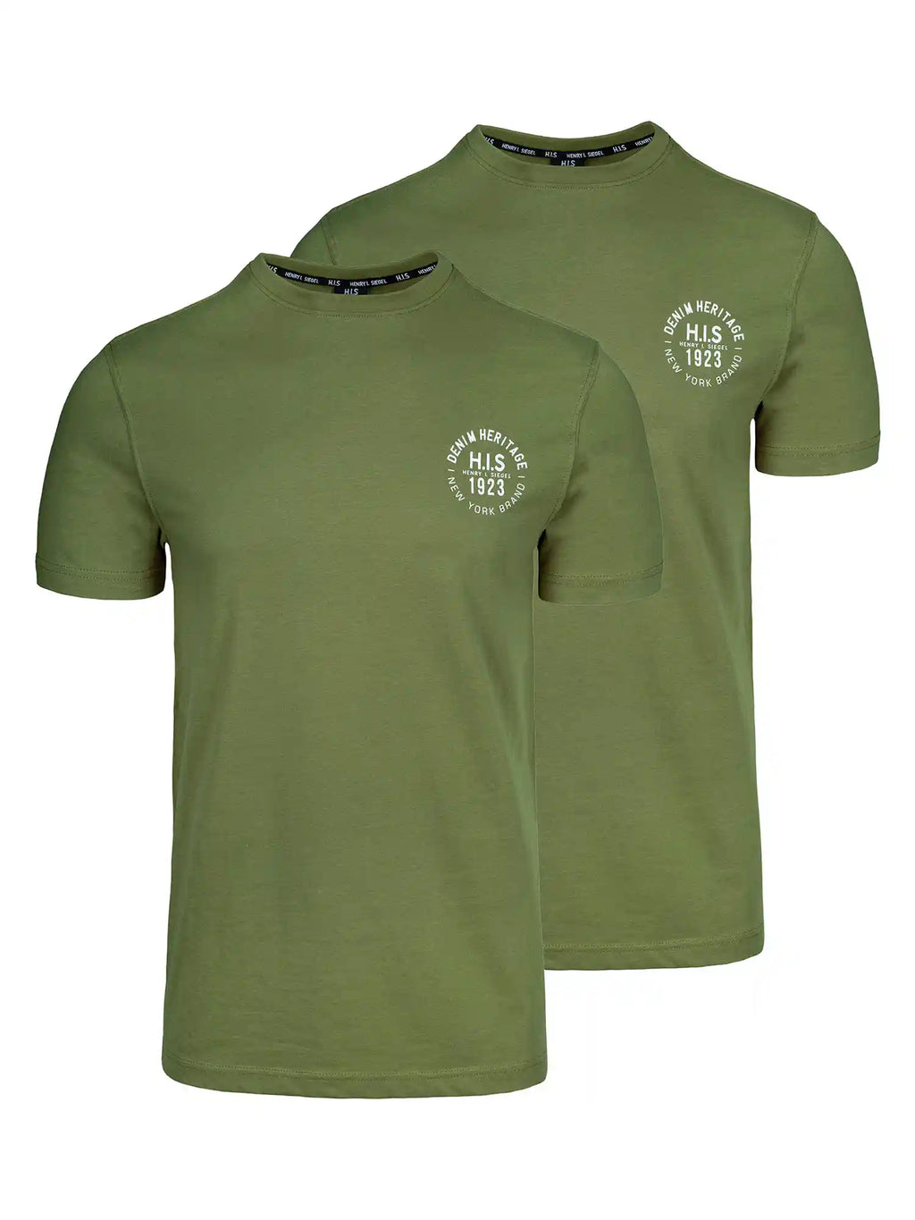 HIS Heren T-shirt Denim Heritage 1923