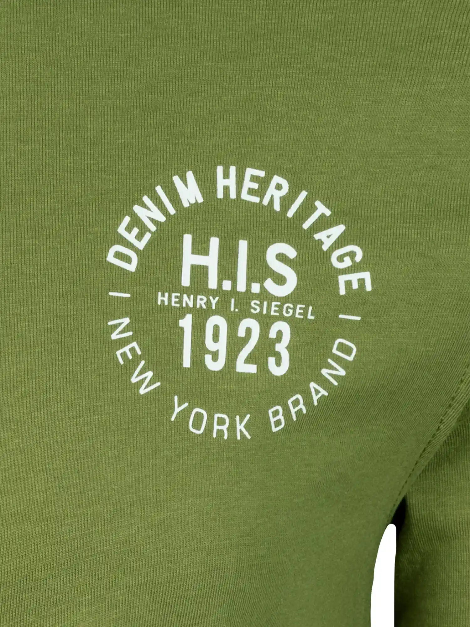 HIS Heren T-shirt Denim Heritage 1923