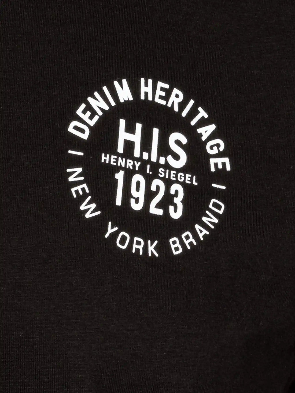 HIS Heren T-shirt Denim Heritage 1923