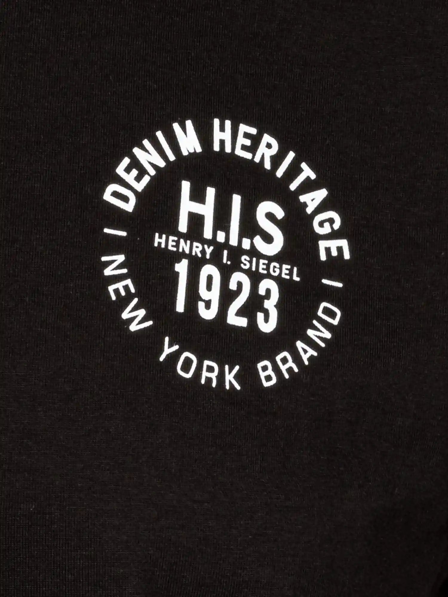 HIS Heren T-shirt Denim Heritage 1923
