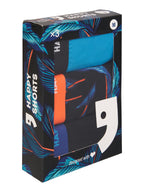 Blue Leaves Black / L
