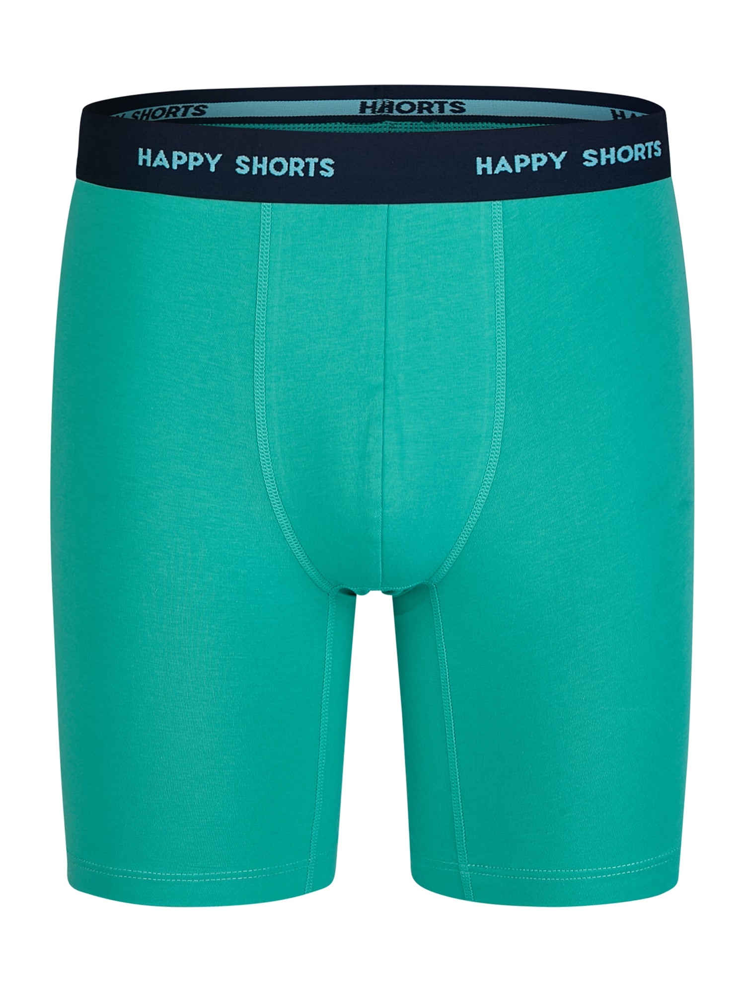 solid navy - green / L