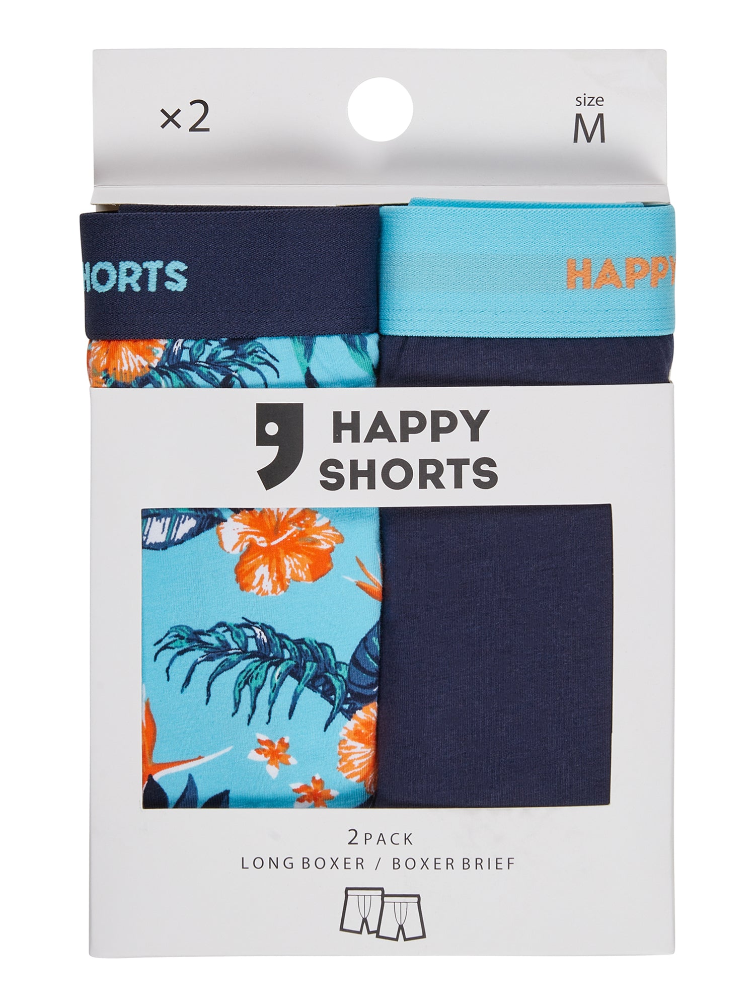 flower print - navy / L
