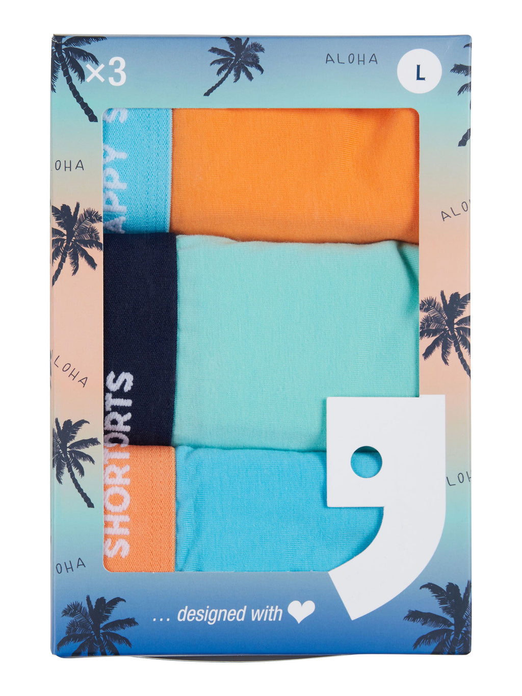 blue-turquise-orange / L