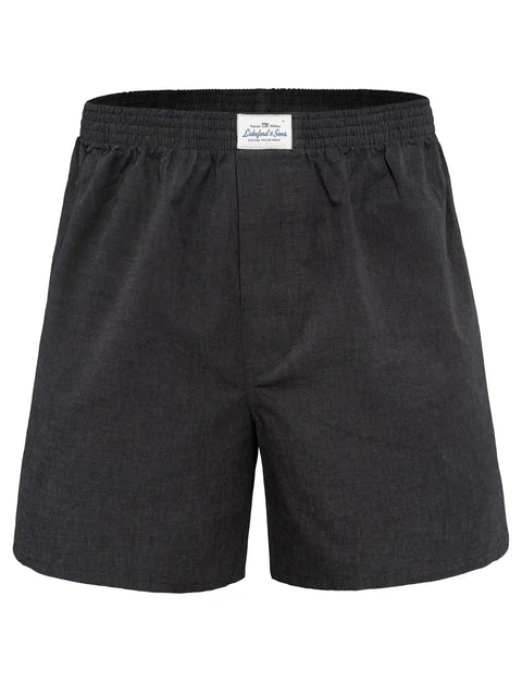 Lakeford & Sons Herren Boxershorts American in klassischen Designs 3er Pack