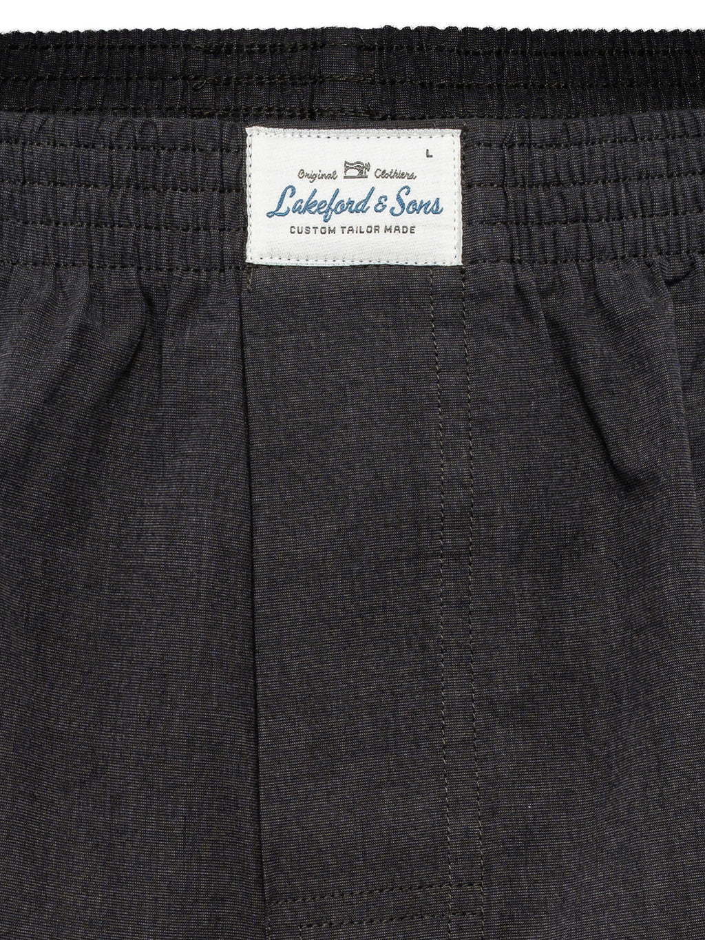 schwarz-dunkelblau / L