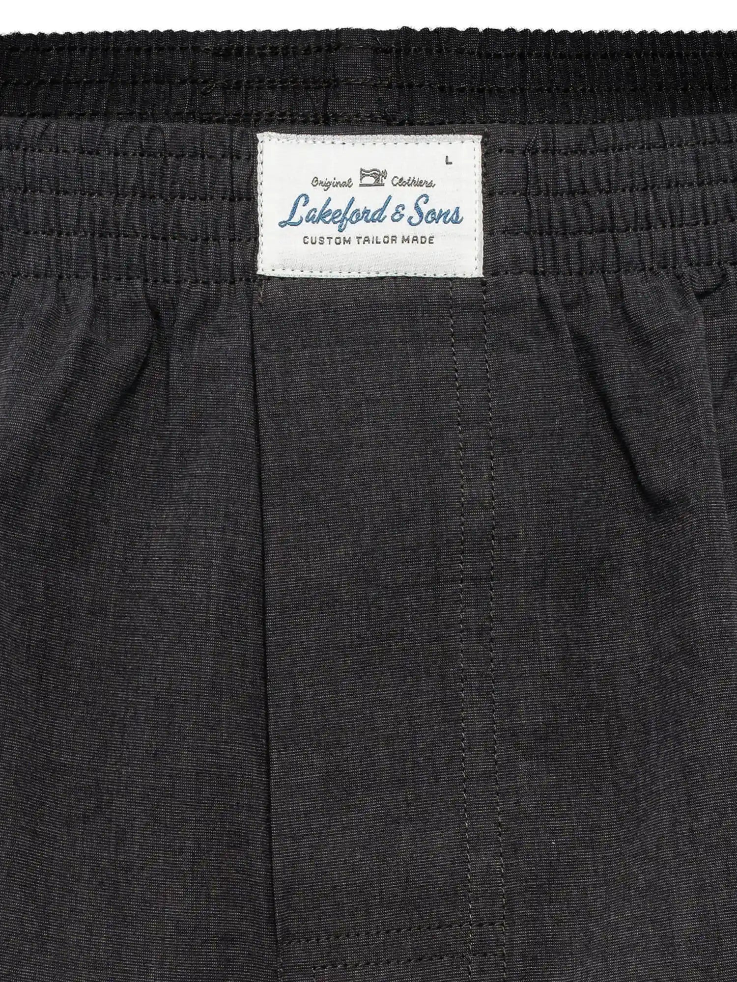 Lakeford &amp; Sons Men's American Style Boxer Shorts in Classic Designs, 6-Pack