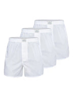 Lakeford &amp; Sons Men's American Style Boxer Shorts in Classic Designs, 3-Pack