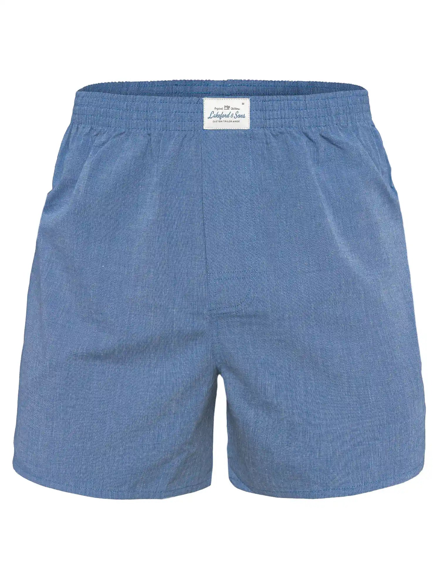 Lakeford &amp; Sons Men's American Style Boxer Shorts in Classic Designs, 3-Pack