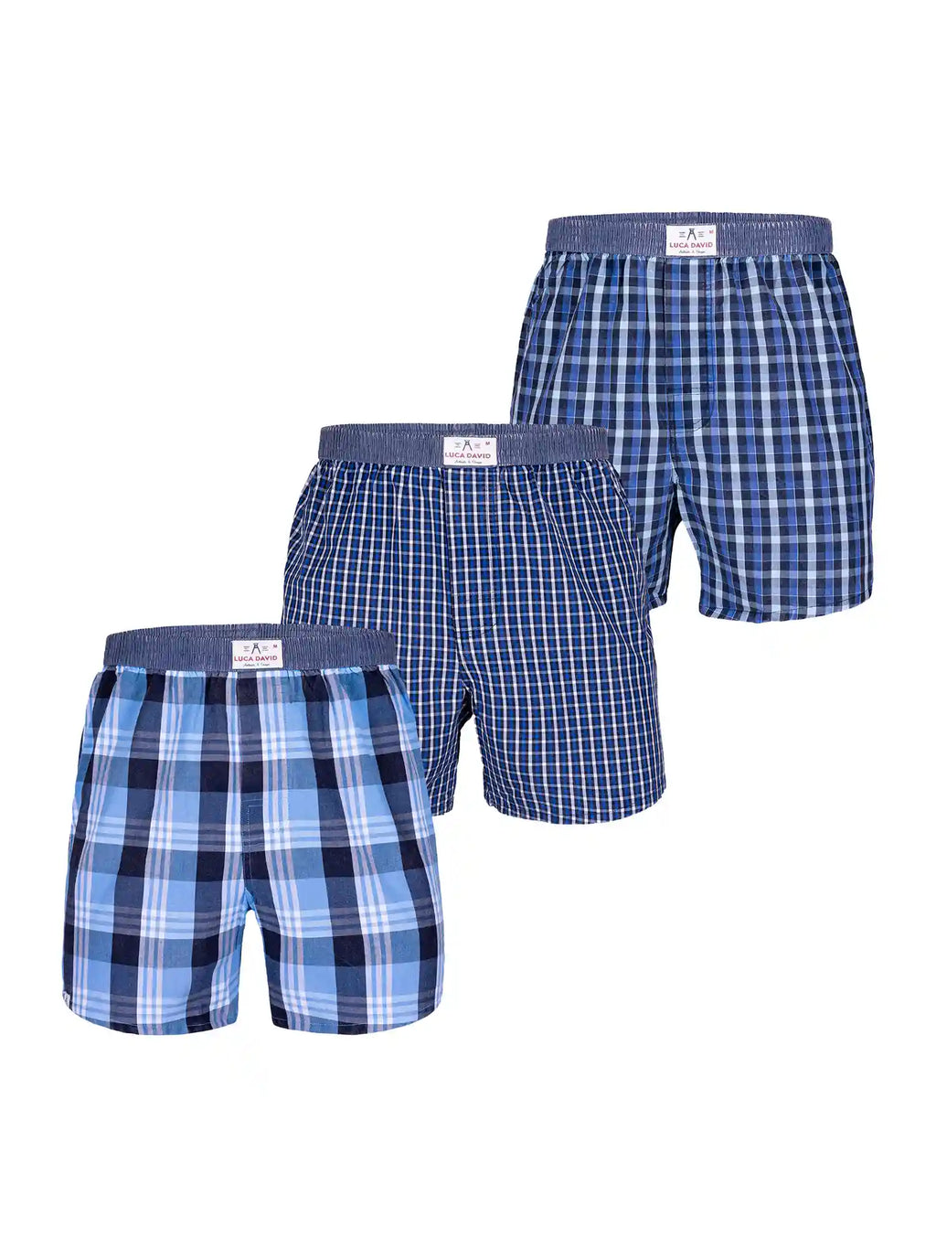 Luca David Herren Boxershorts Olden Glory 3er Pack