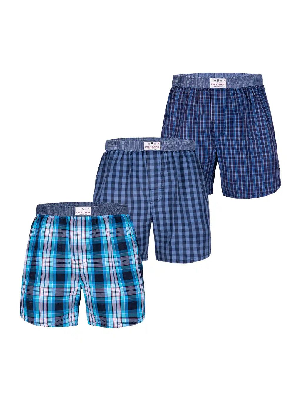Luca David Herren Boxershorts Olden Glory 3er Pack