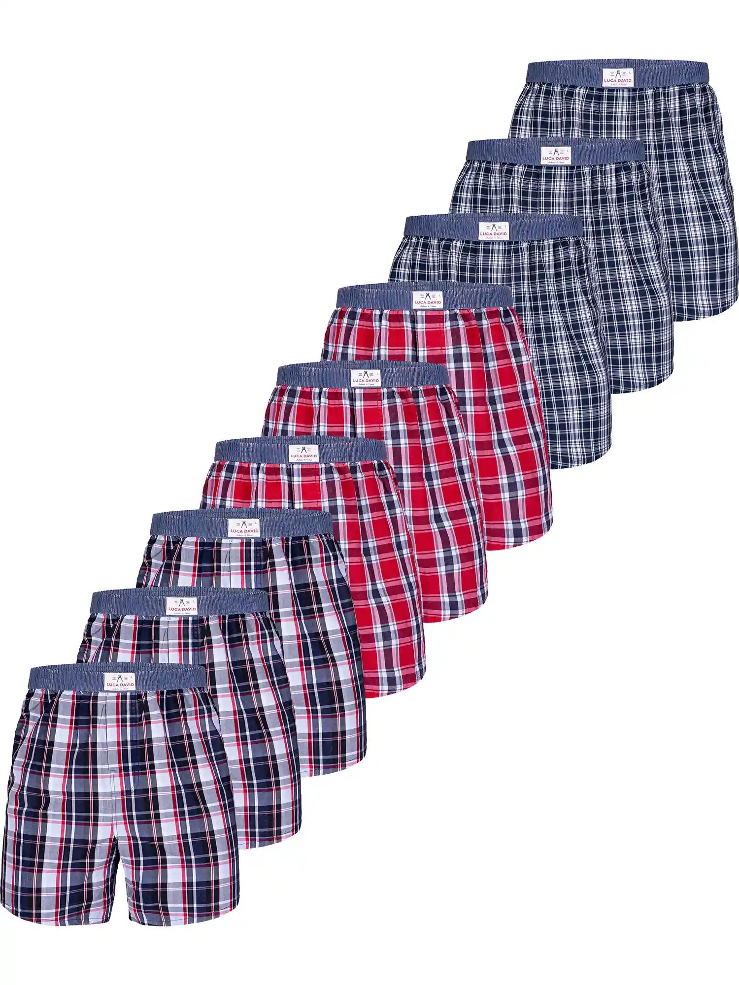 Luca David men's boxer shorts Olden Glory pack of 9