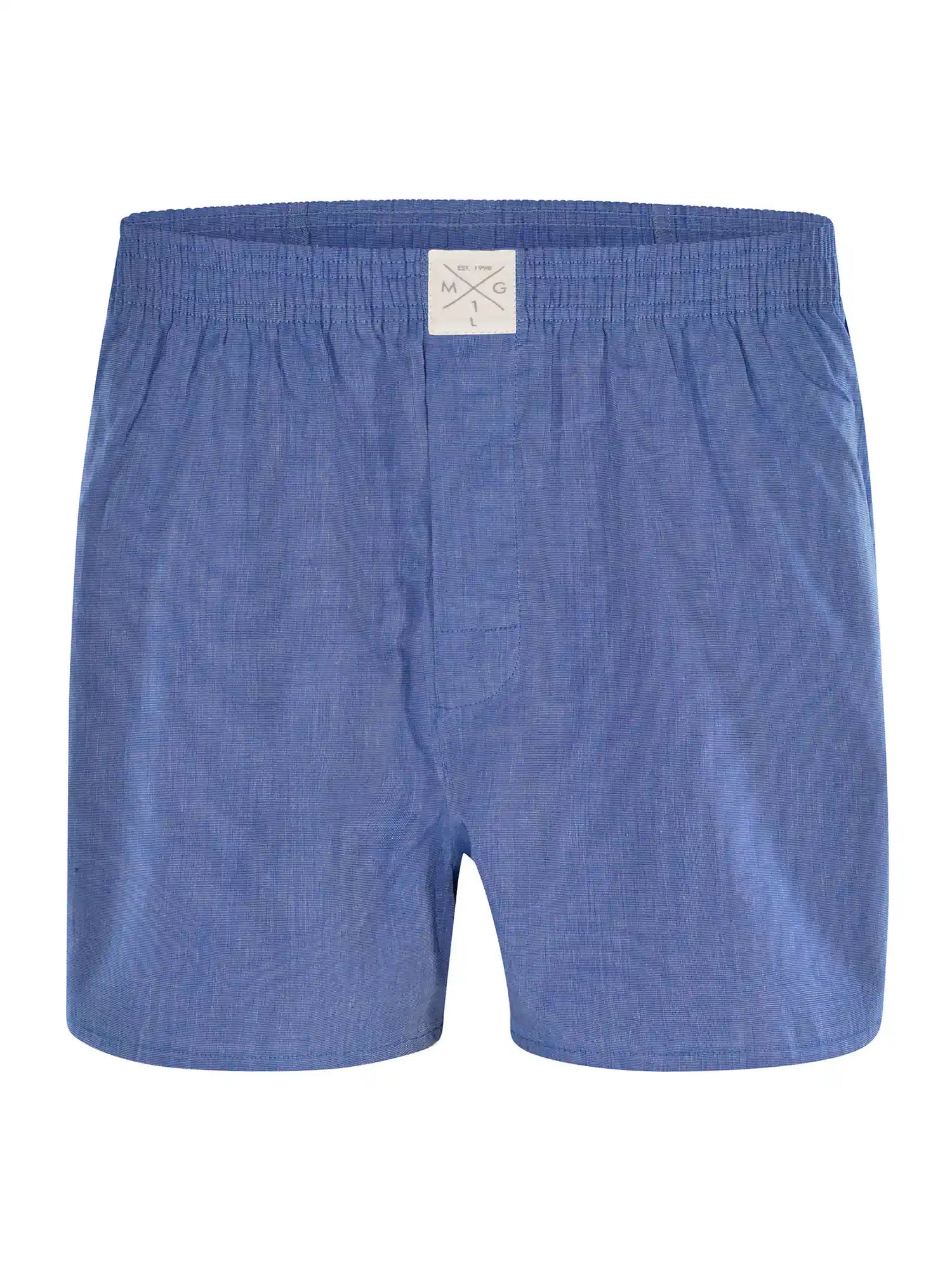 MG-1 heren boxershorts van geweven materiaal, mixverpakking van 4