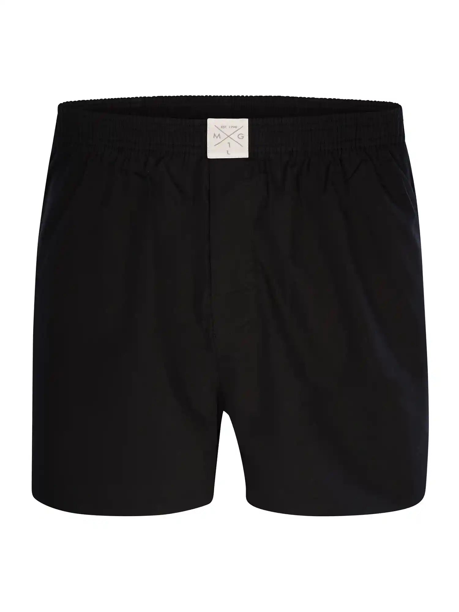 MG-1 heren boxershorts van geweven materiaal, mixverpakking van 4