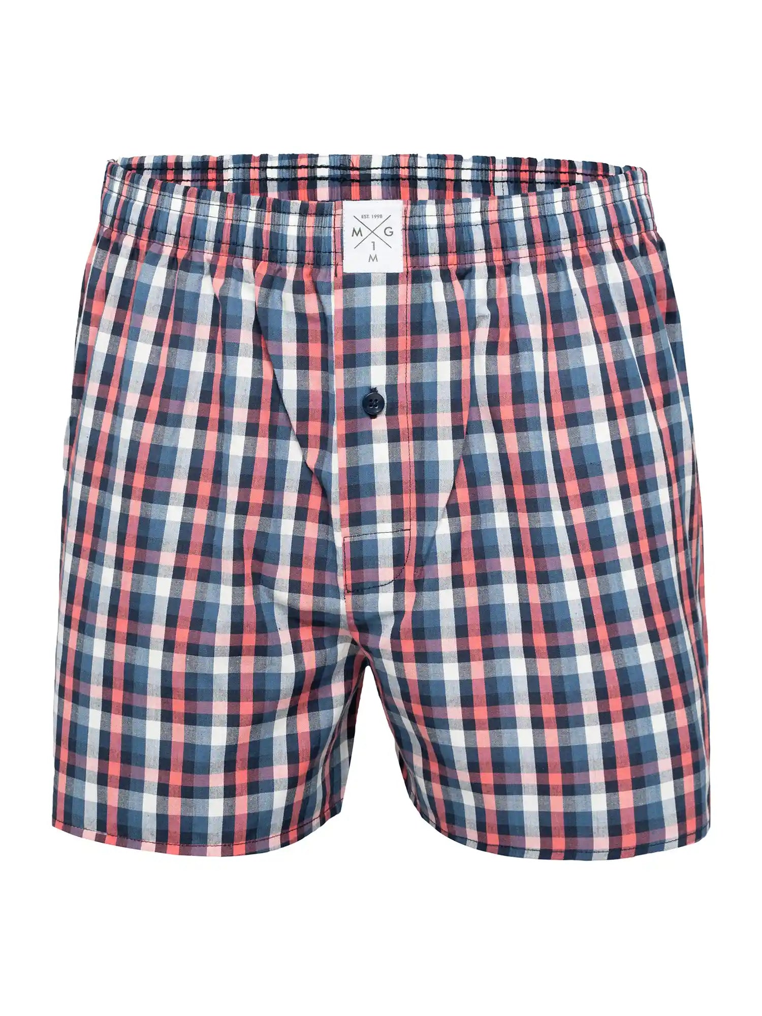 MG-1 Heren Boxershorts Klassiek Ruitjespatroon Pak van 6
