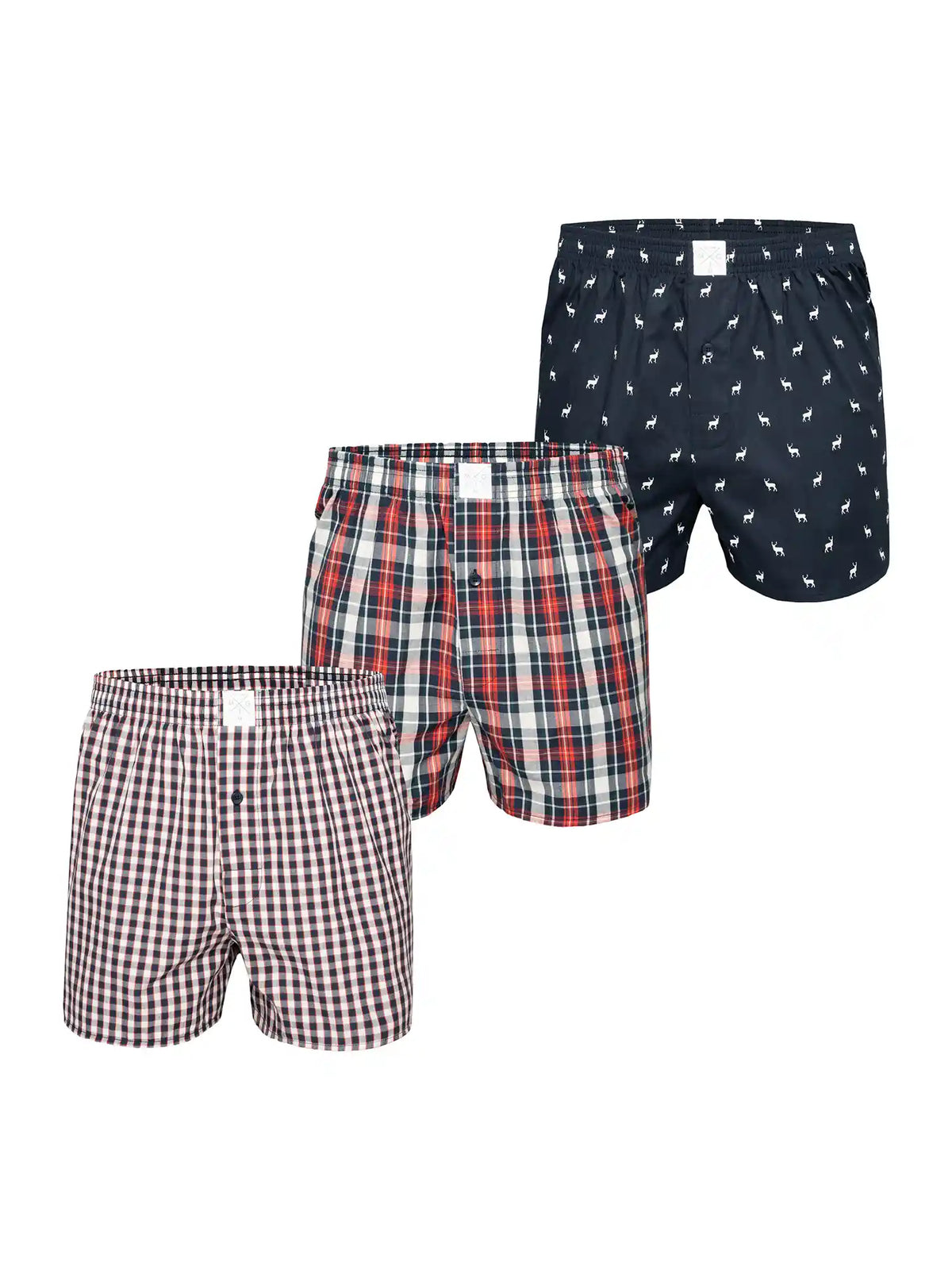 MG-1 Herren Boxershorts Classics 3er Pack