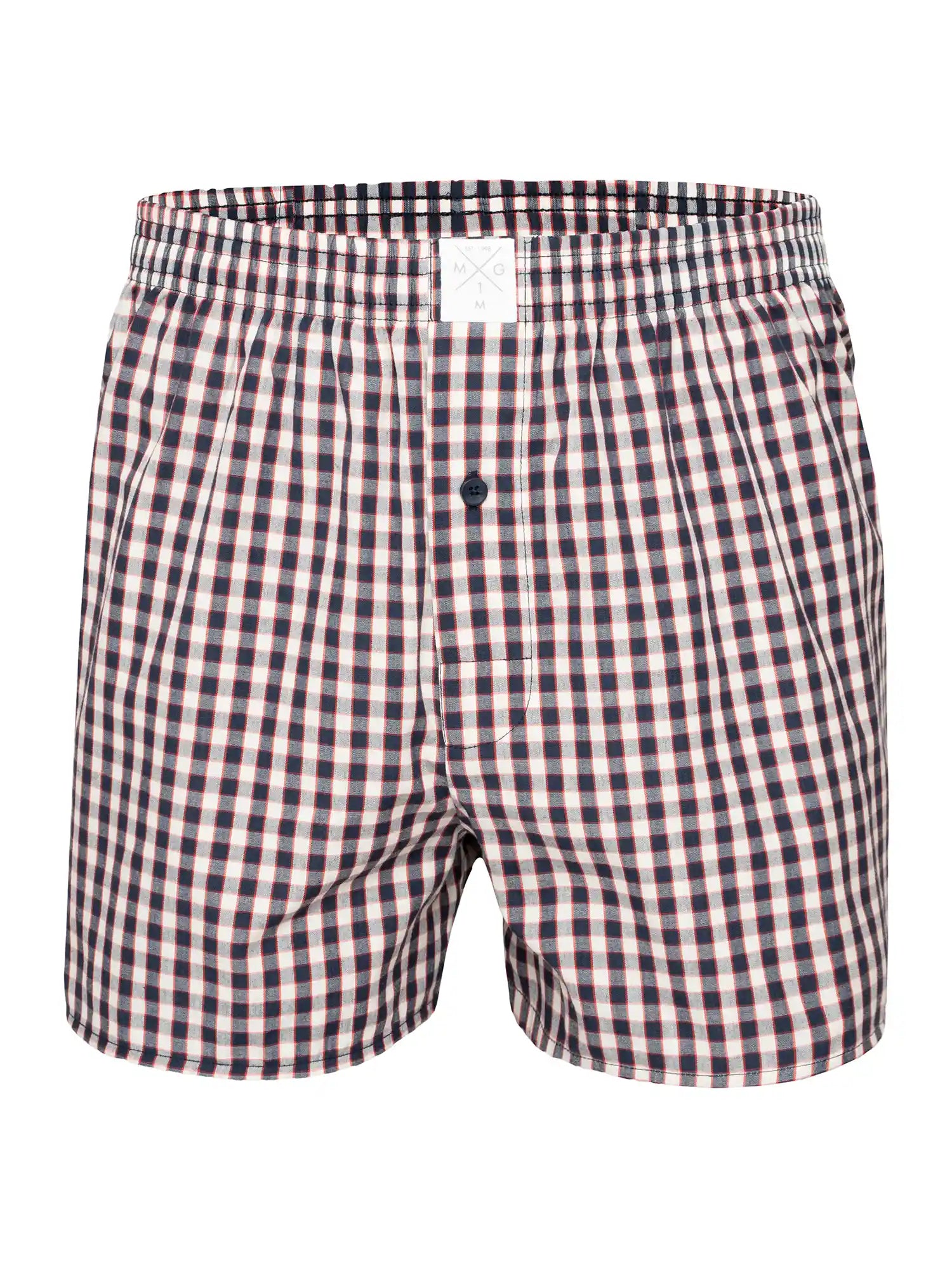 MG-1 Heren Boxershorts Klassiek Ruitjespatroon Pak van 6