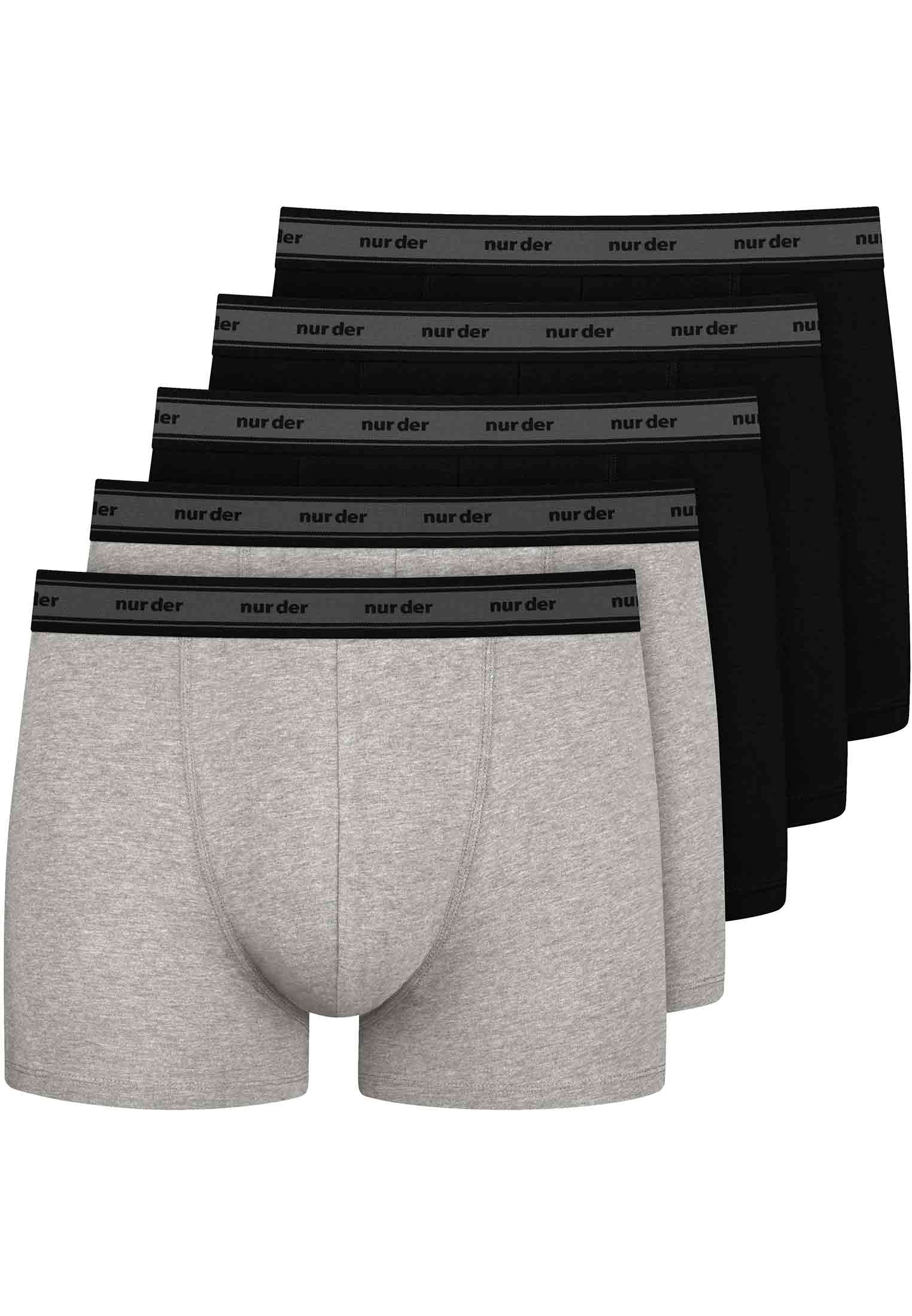 schwarz / graumelange / 6 | L | 52