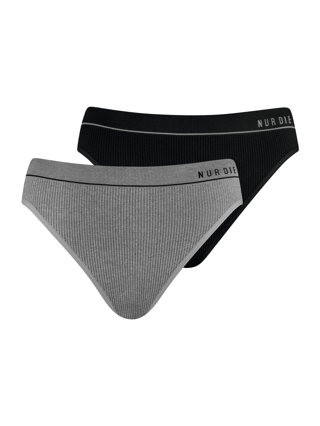 graumelange / schwarz / 48-50
