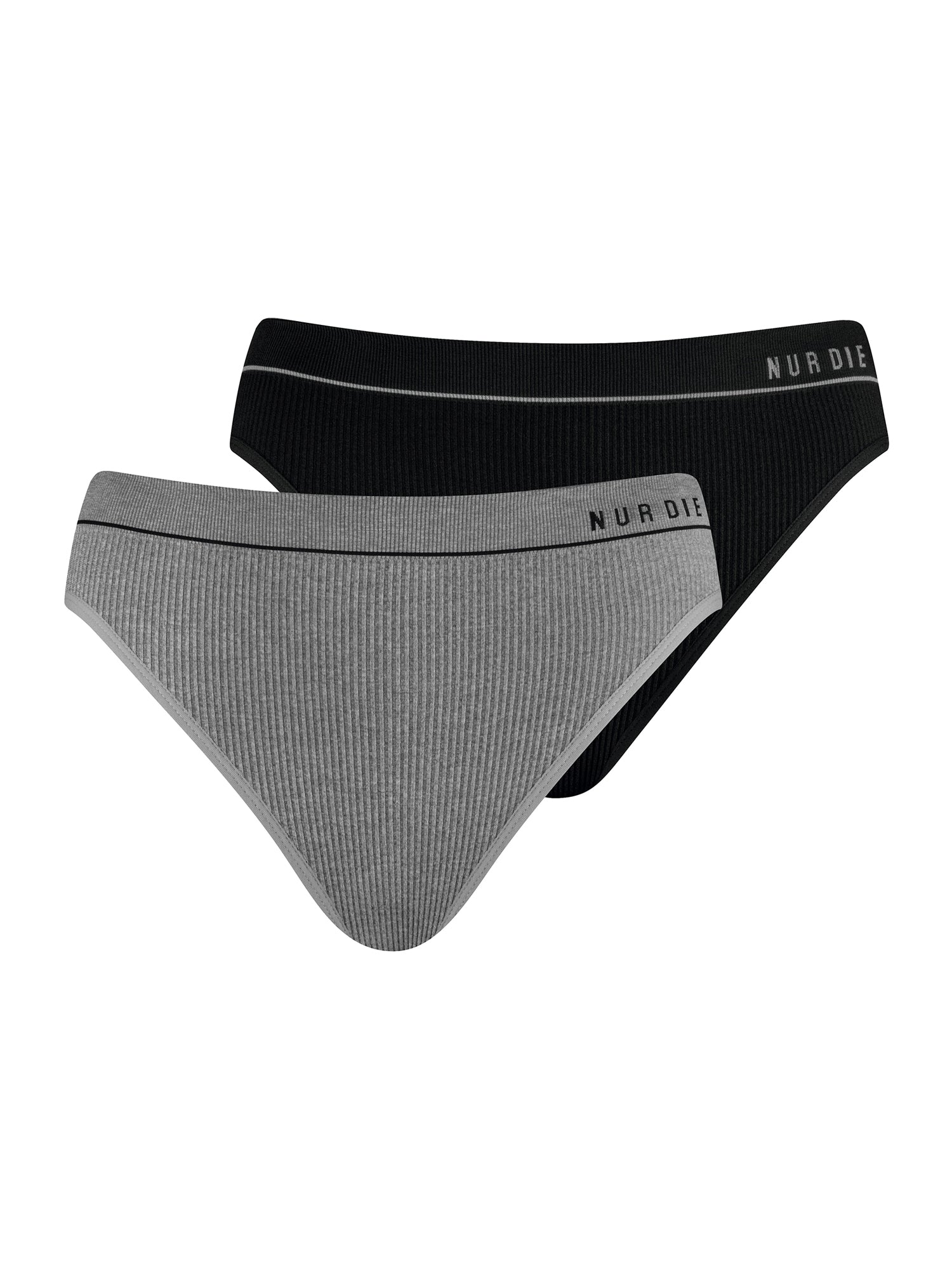 graumelange / schwarz / 48-50
