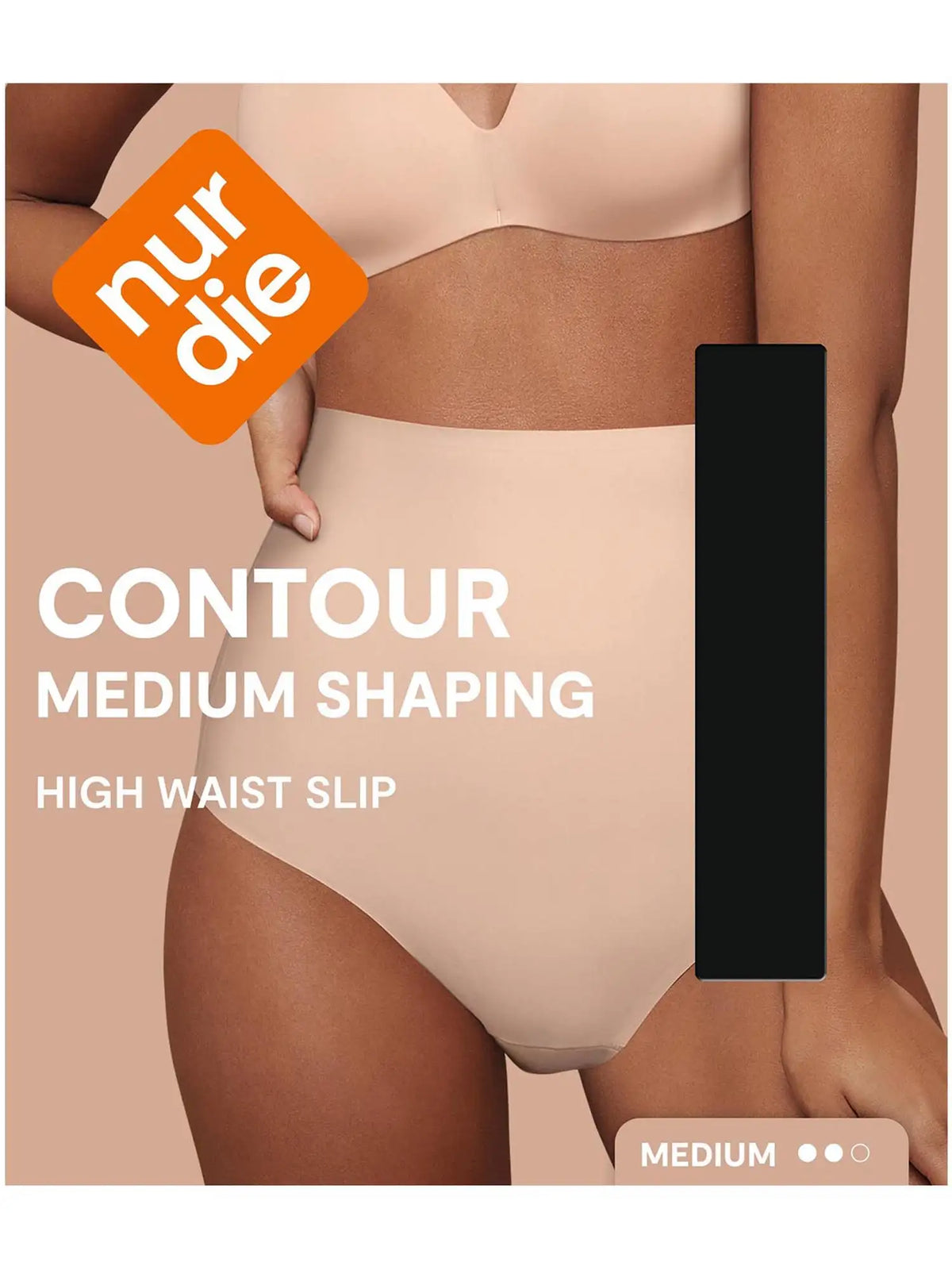NUR DIE Damen Shapingslip Highwaist Contour Medium Shaping