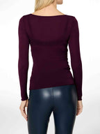 burgundy / L