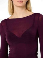 burgundy / L