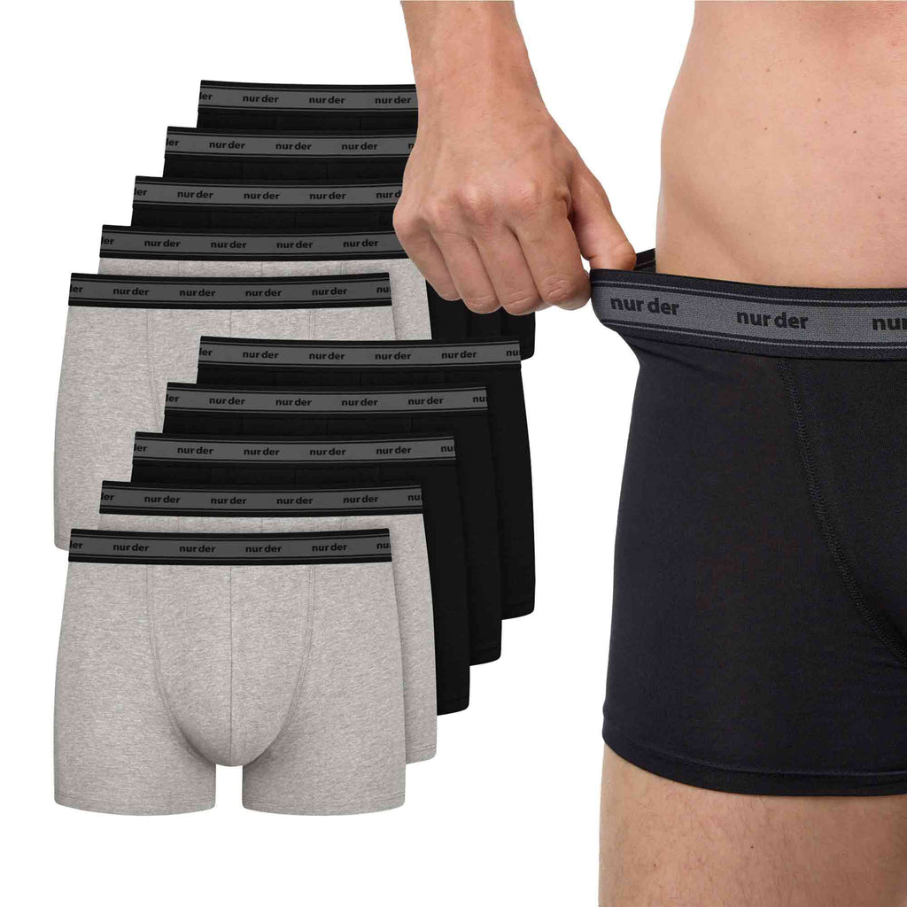 schwarz / graumelange / L