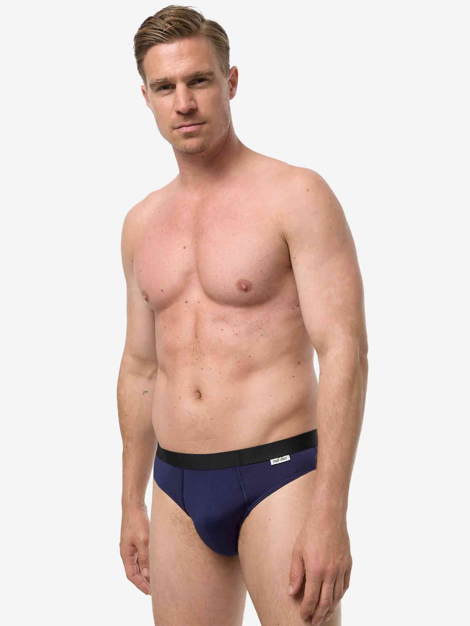 navy / grau mel. / L