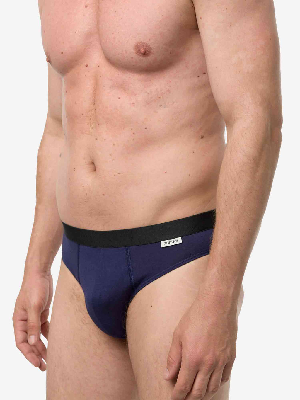 navy / grau mel. / L