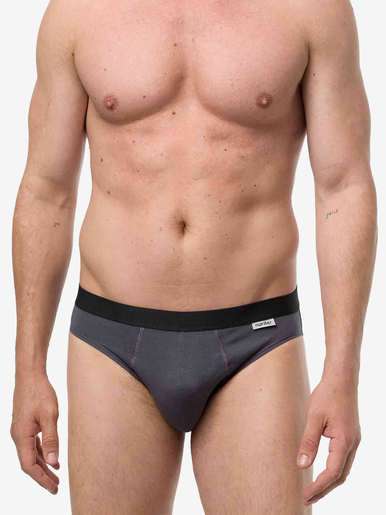 navy / grau mel. / L