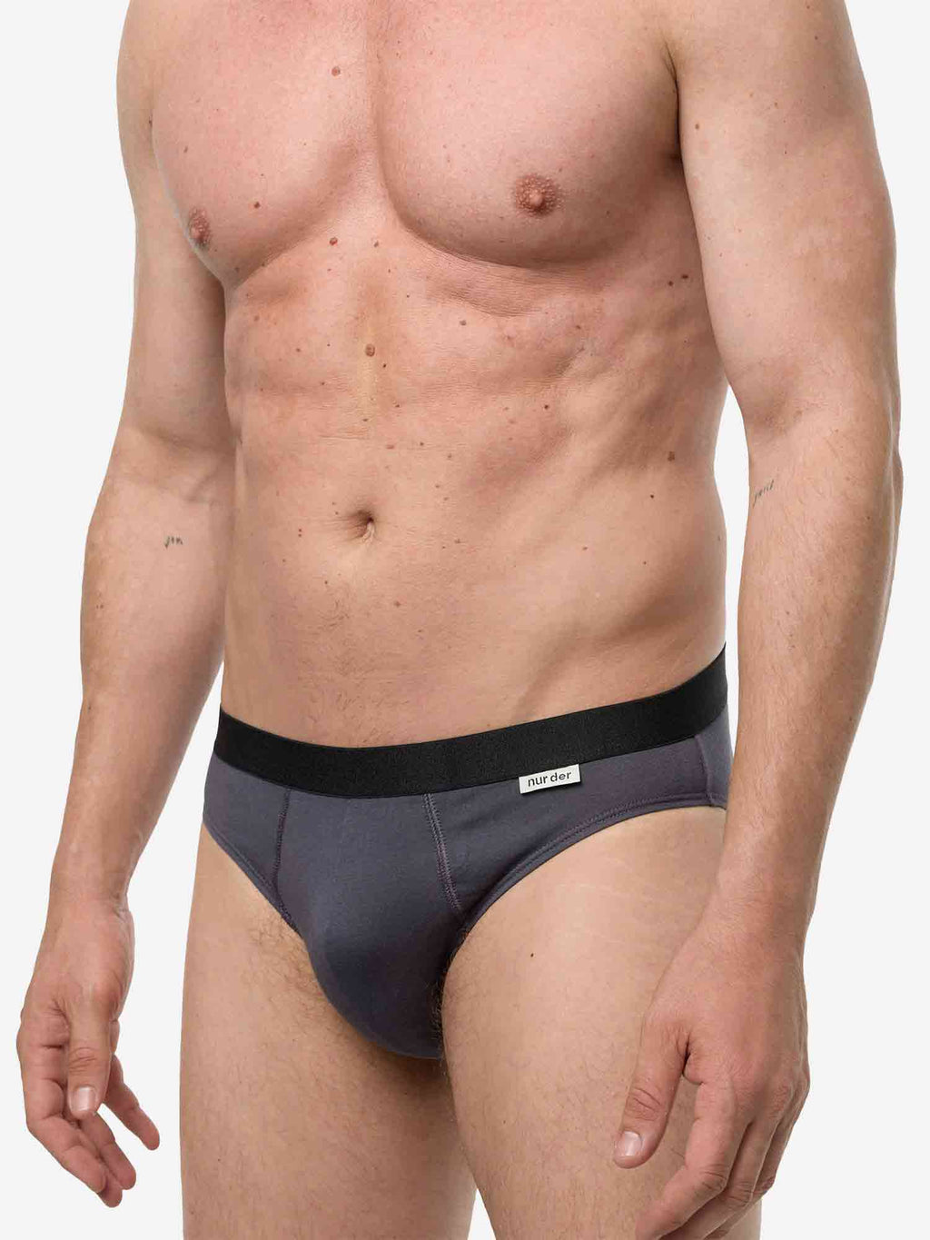 navy / grau mel. / L