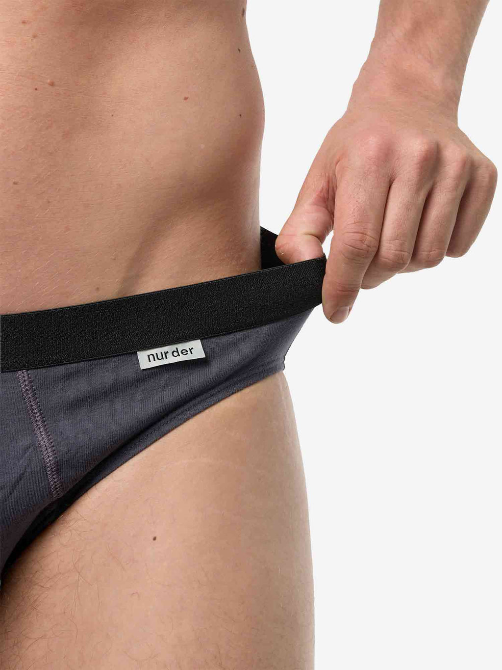 navy / grau mel. / L