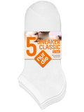 NUR DIE Damen Sneakersocken Classic 5er Pack