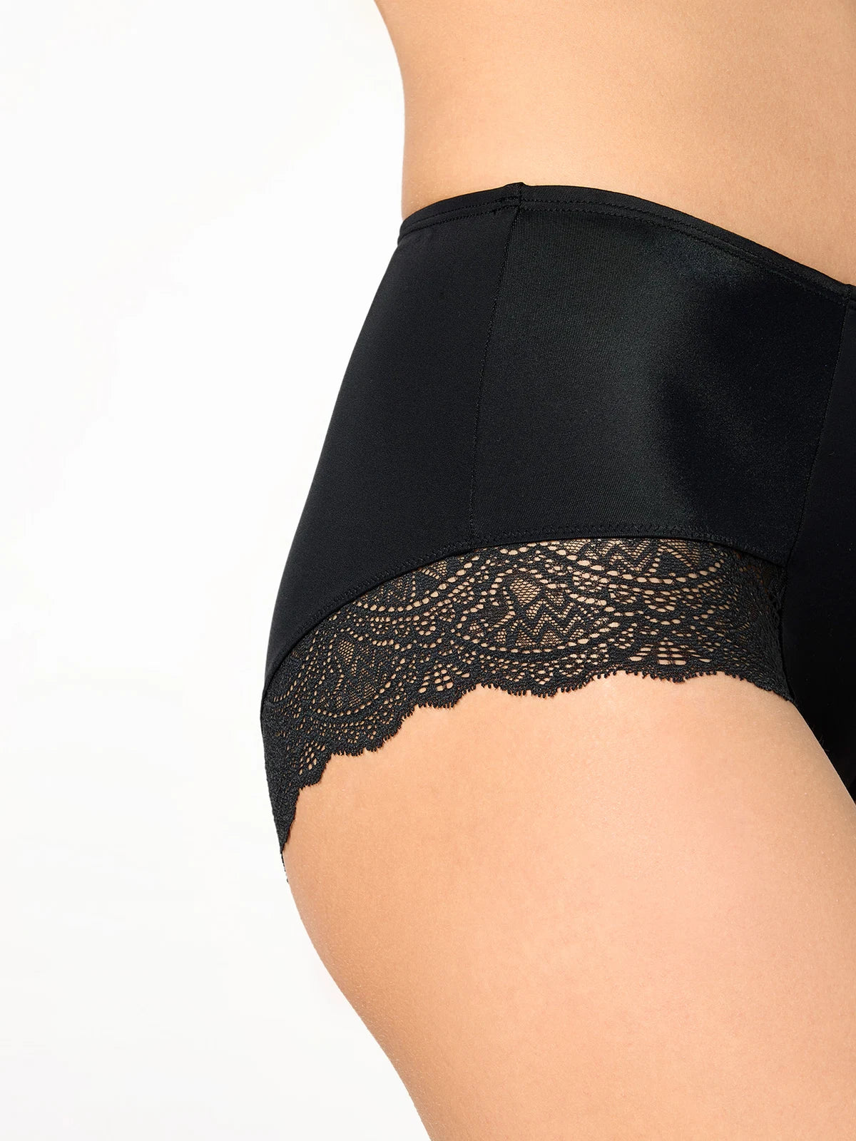 NUR DIE Damen Shapingslip Midwaist Smooth Lace Light Shaping