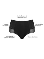 NUR DIE Damen Shapingslip Midwaist Smooth Lace Light Shaping