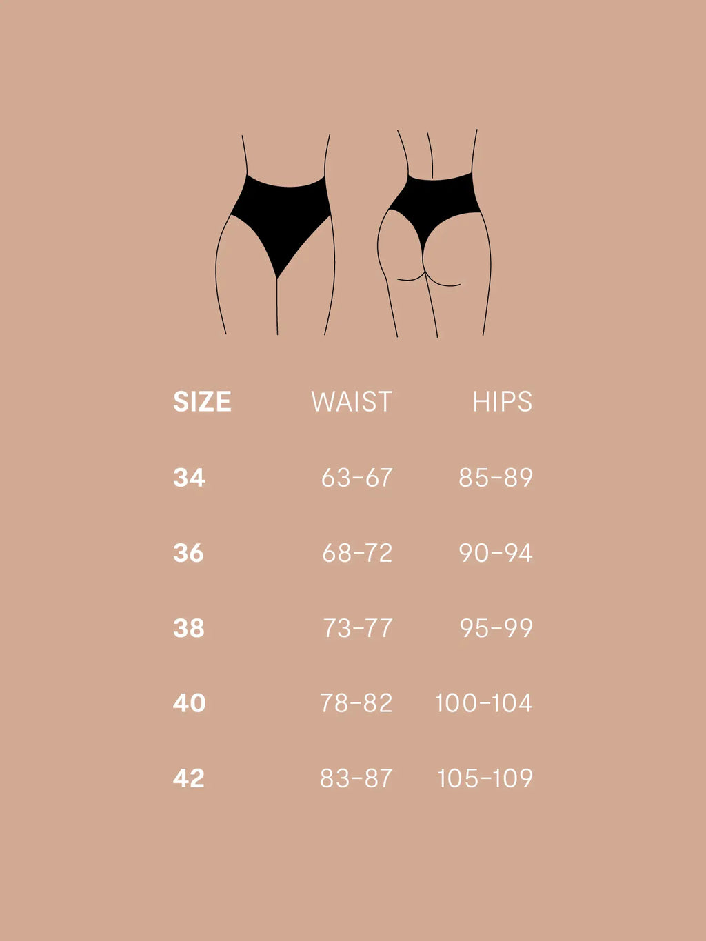 NUR DIE Damen Shapingslip Highwaist Contour String Medium Shaping