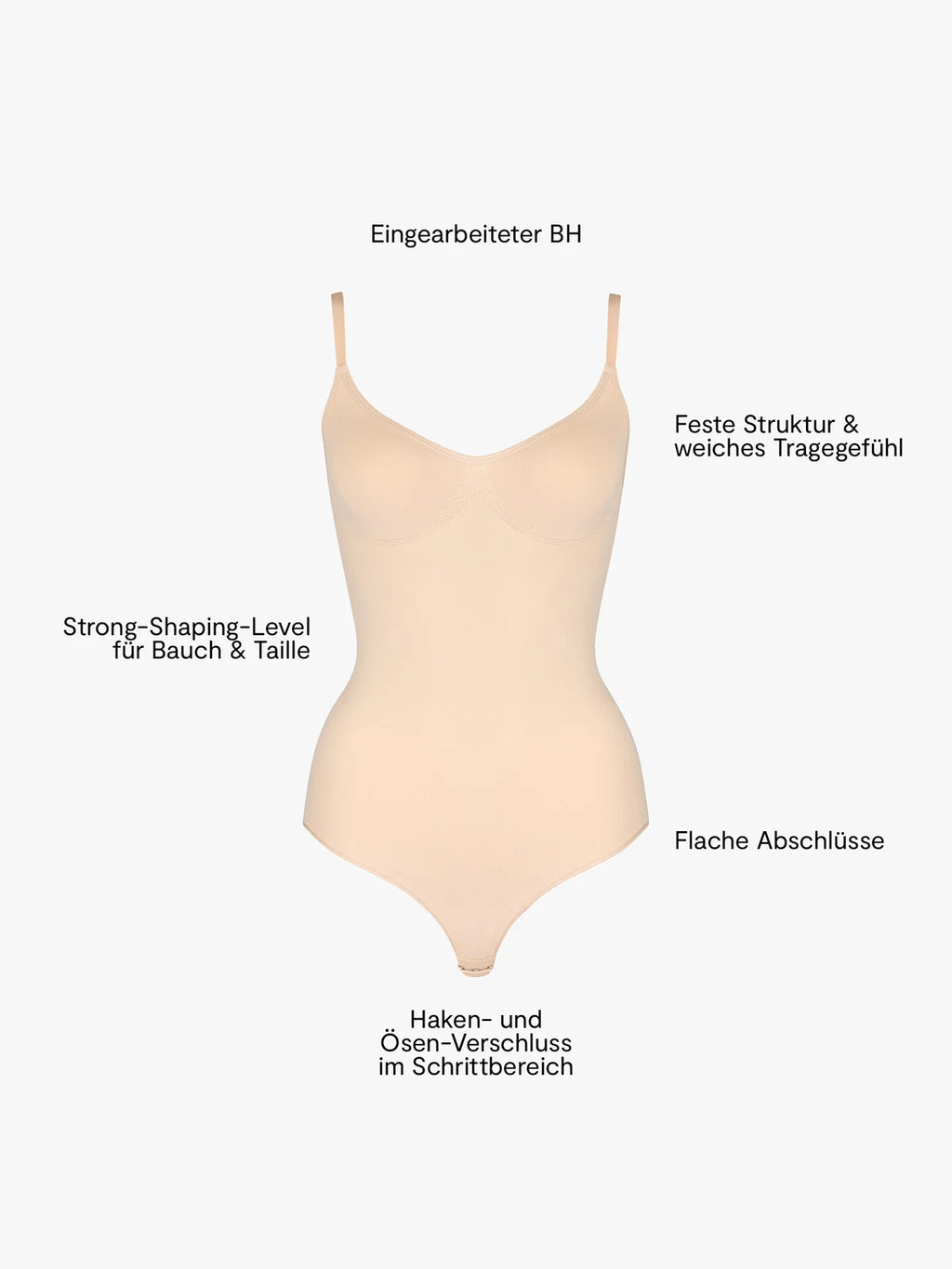 NUR DIE Damen Shaping-Body Sculpt Strong Shaping