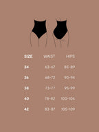 NUR DIE Damen Shapingslip Highwaist Sculpt Strong Shaping