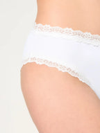 NUR DIE Damen Panty Invisible Seamless Lace 2-Pack
