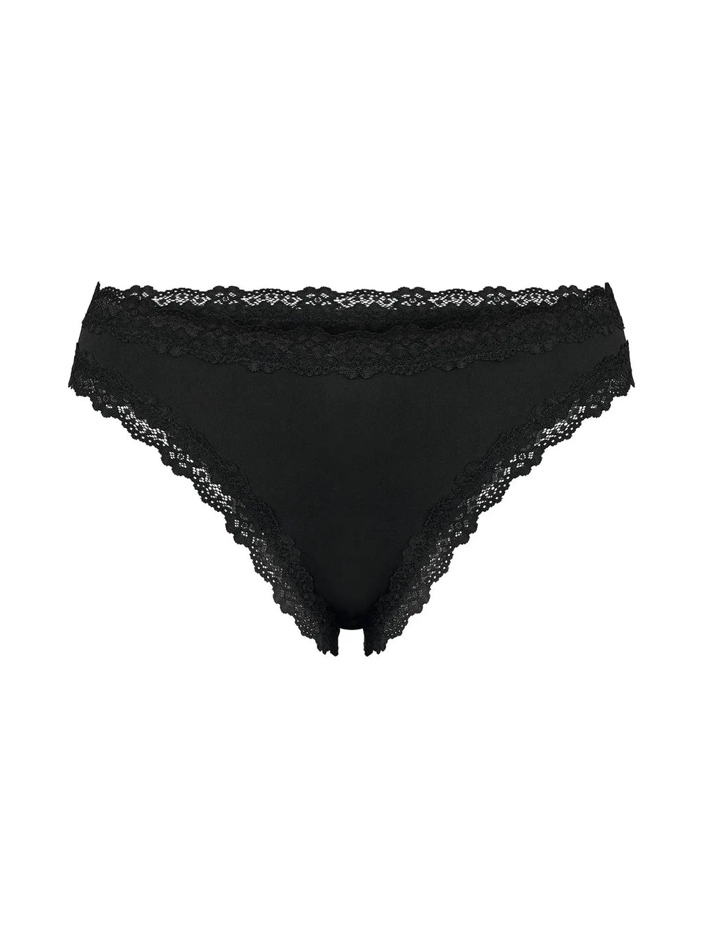 NUR DIE Damen String Invisible Seamless Lace 2-Pack