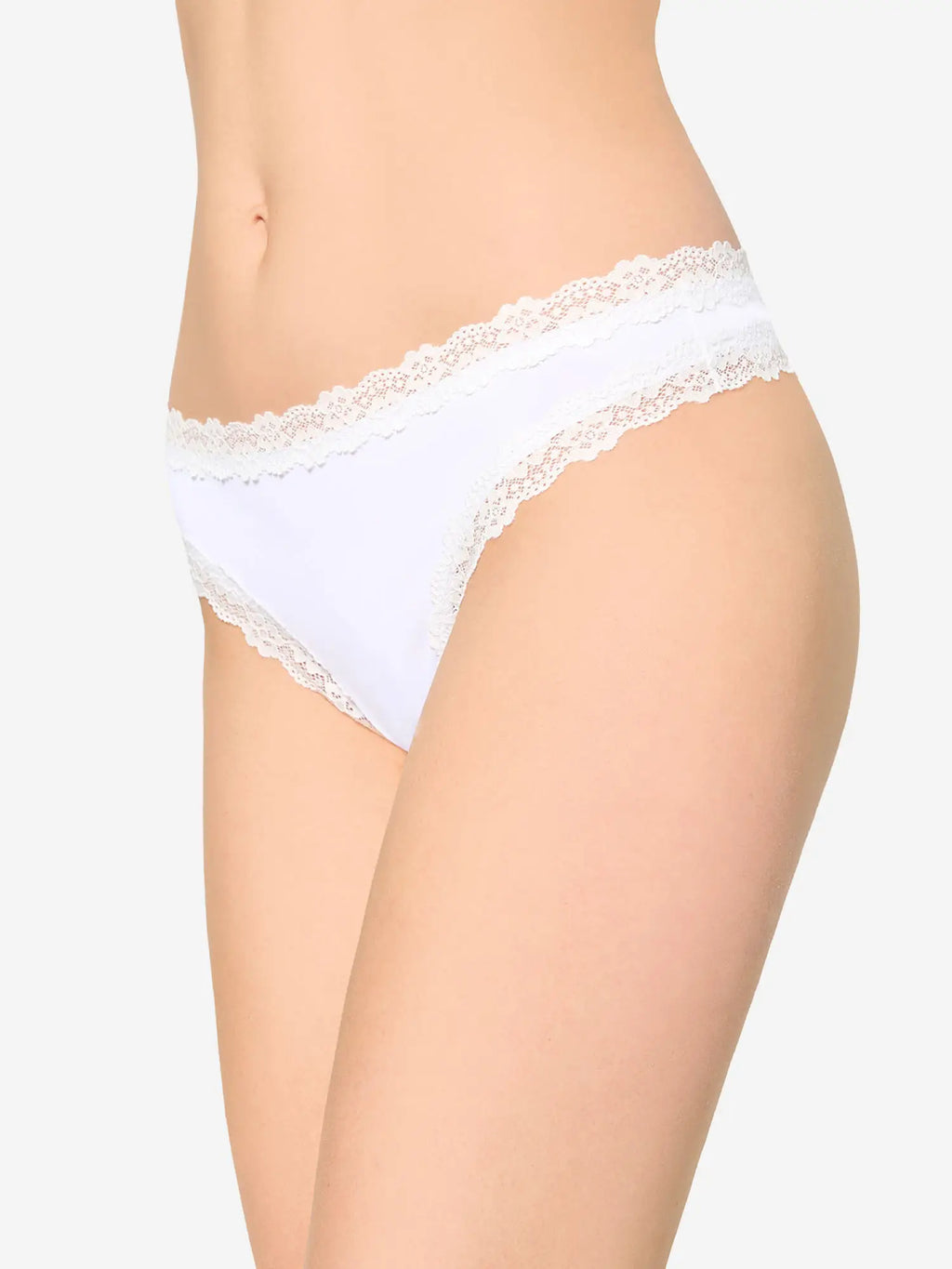 NUR DIE Damen String Invisible Seamless Lace 2-Pack